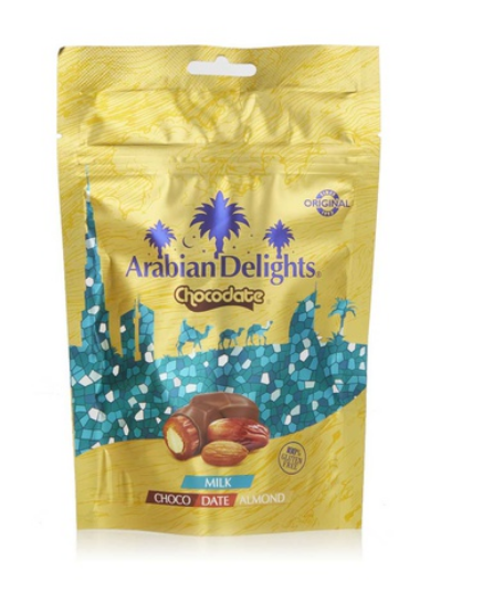 Arabian Delights milk chocodate 90g