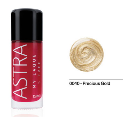 Astra - My Laque 5 Free Nail Polish 40 - Precious Gold