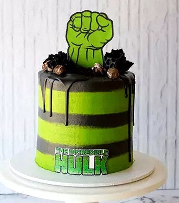 Avengers Hulk Chocolate Cake- 2.5 Kg