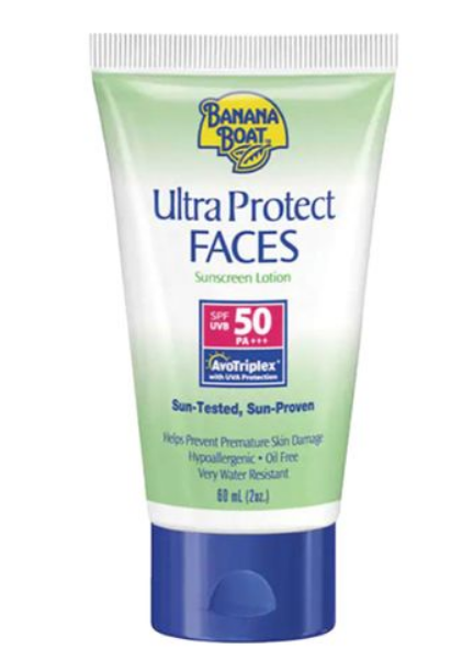 Banana Boat Ultra Protect Faces Sunscreen Lotion SPF50 60ml