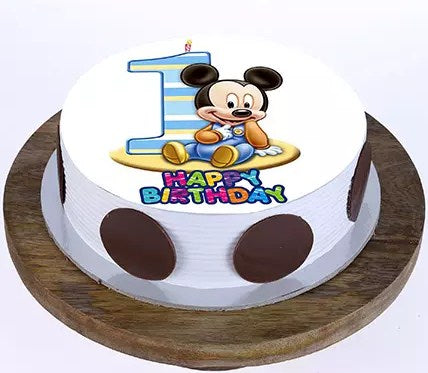 Bday Mickey Mouse Cake 1 Kg