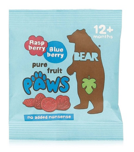 Bear Arctic Paws fruit sweets 20g