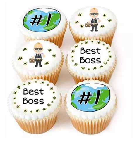 Best Boss in World Cupcakes