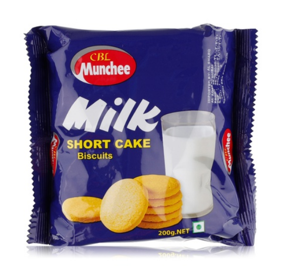 Munchee milk short cake biscuits 200g