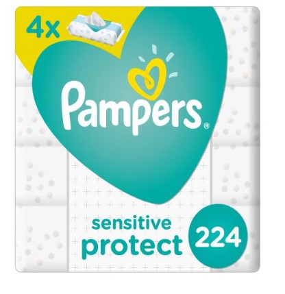 Pampers Sensitive Wipes 224 count