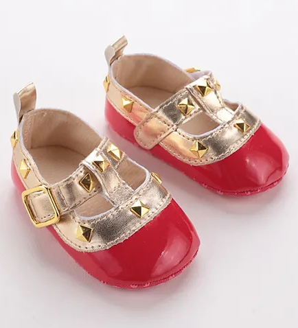 Babyoye Embellished Booties - Red