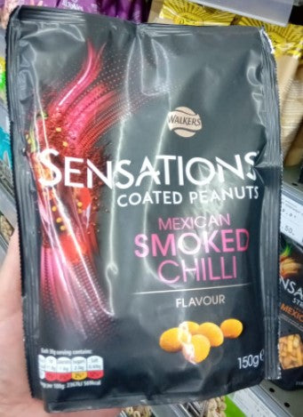 SENSATIONS COATED PEANUTS Mexican Smoked Chilli 150g