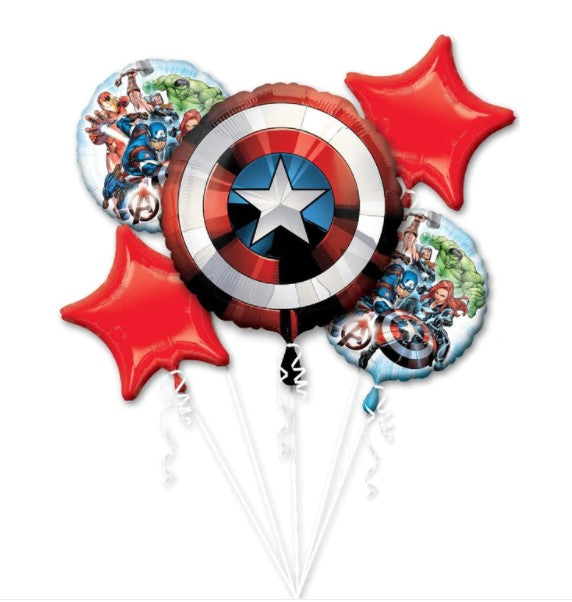 Avengers Shield Balloon Bouquet