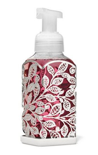 SILVER LEAVES Gentle Foaming Soap Holder