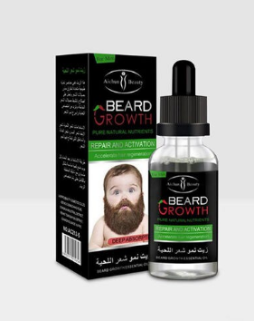 Aichun beauty Beard Growth Pure Natural Nutrients Oil Clear 40ml