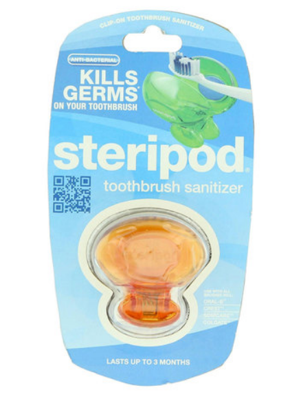 Steripod Yellow Toothbrush Sanitizer