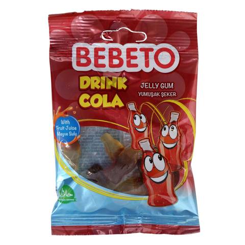 Bebeto Cola Drink Jelly Gum Candy 40g