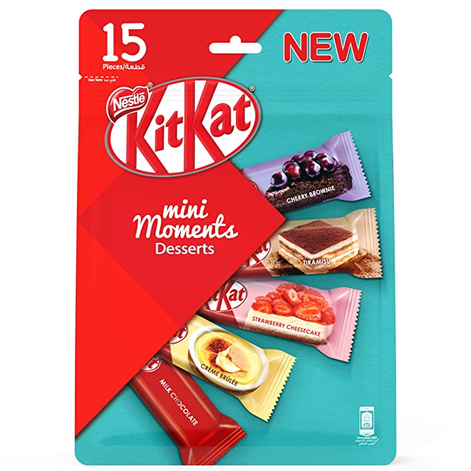 Nestle Kitkat Mini Moments Desserts Chocolate Bag 255g