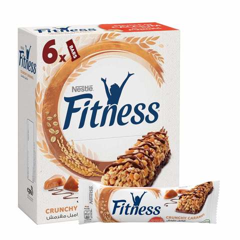 Nestle Fitness Crunchy Caramel Cereal Bar 23.5g x Pack of 6