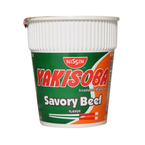 Nissin Yakisoba Instant Pancit Savory Beef Flavor 77g