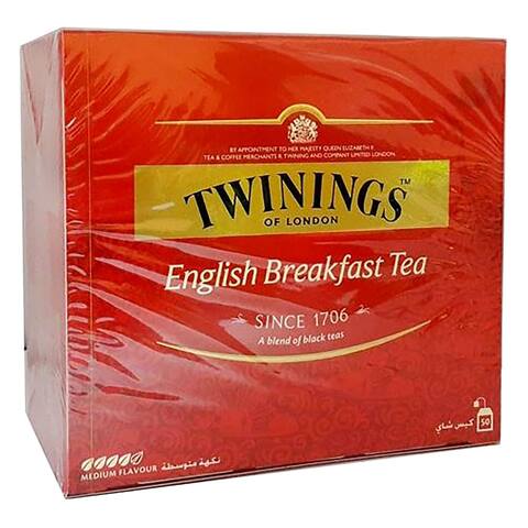 Twinings English Breakfast Tea 50 Tea Bags