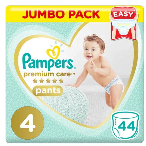 Pampers Premium Care Pants Diapers Size 4 44 Count